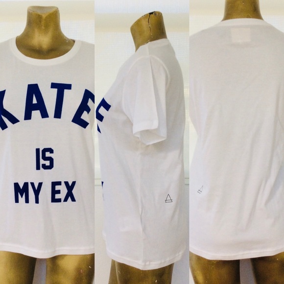 NWT $58 ELEVEN PARIS Kate is My Ex TEE SHIRT M - Picture 4 of 13
